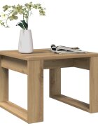 vidaXL Странична маса дъб артизан 50x50x35 см инженерно дърво