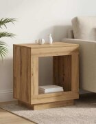 vidaXL Странична маса Дъб артизан 60 x 40 x 65 см Инженерна дървесина