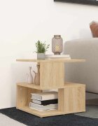 vidaXL Странична маса дъб сонома 40x40x40 см ПДЧ
