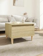 vidaXL Странична маса Дъб сонома 50x46x35 см инженерно дърво