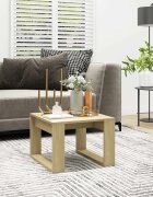 vidaXL Странична маса дъб сонома 50x50x35 см инженерно дърво
