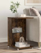 vidaXL Странична маса Димян дъб 40 x 35 x 60 см Инженерна дървесина