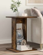 vidaXL Странична маса Димян дъб 45 x 40 x 625 см Инженерна дървесина