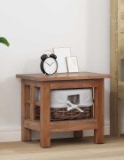 vidaXL Странична маса Кафяво 38 x 28 x 35 см
