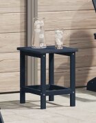 vidaXL Странична маса Морски син 38 x 38 x 46 см Полиетилен