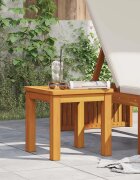 vidaXL Странична маса Натурален маслен 35 x 35 x 34 см