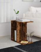 vidaXL Странична маса опушен дъб 50x30x50 см инженерно дърво