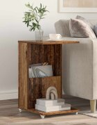 vidaXL Странична маса Старо дърво 40 x 35 x 60 см Инженерна дървесина