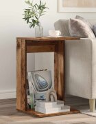 vidaXL Странична маса Старо дърво 40 x 38 x 625 см