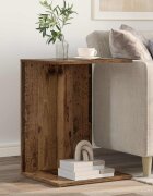 vidaXL Странична маса Старо дърво 45 x 40 x 625 см