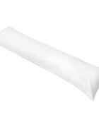vidaXL Странична възглавница за тяло 40x145 cм бяла