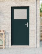 vidaXL Странична входна врата 88 x 198 см ПВЦ Антрацит