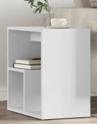 vidaXL Странични маси 2 бр бели 50x30x50 см инженерно дърво