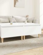 vidaXL Странични маси 2 бр бели 50x46x35 см инженерно дърво