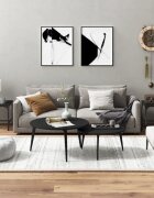 vidaXL Странични маси 2 бр черни 40x40x35 см инженерно дърво