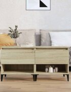 vidaXL Странични маси 2 бр Дъб сонома 50x46x50 см инженерно дърво