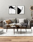 vidaXL Странични маси 2 бр опушен дъб 40x40x35 см инженерно дърво