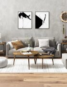 vidaXL Странични маси 2 бр опушен дъб 40x40x40 см инженерно дърво