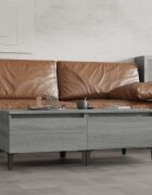 vidaXL Странични маси 2 бр сив сонома 50x46x35 см инженерно дърво