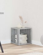 vidaXL Странични маси 33 x 33 x 34 cm Engineered Wood Сив Сонома