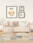 vidaXL Странични масички 2 бр бели 50x50x49 см борово дърво масив