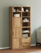 vidaXL Странични шкафове 4 бр. ODDA 40x24x79 cm борово дърво масив