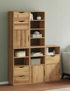 vidaXL Странични шкафове 5 бр. ODDA 40x24x79 cm борово дърво масив