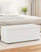 vidaXL Стук Бяло 101 x 41 x 40 см Искусствена и инженерна дървесина