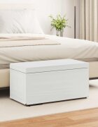 vidaXL Стук Бяло 81 x 41 x 40 cm Искусствена и инженерна дървесина