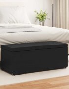 vidaXL Стук Черно 101 x 41 x 40 см Искусствена и инженерна дървесина