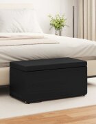 vidaXL Стук Черно 81 x 41 x 40 cm Искусствена и инженерна дървесина
