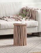 vidaXL Стук Естествен 30 x 30 x 45 см Солидно тиково дърво
