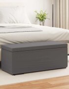 vidaXL Стук Сив 101 x 41 x 40 см Искусствена и инженерна дървесина
