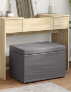 vidaXL Стук Сив 61 x 41 x 40 см Искусствена и инженерна дървесина