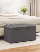 vidaXL Стук Сив 81 x 41 x 40 cm Искусствена и инженерна дървесина