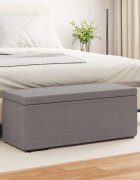 vidaXL Стук Таупе 101 x 41 x 40 см Текстил и конструирано дърво