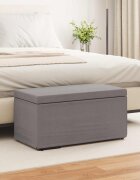 vidaXL Стук Таупе 81 x 41 x 40 cm Текстил и конструирано дърво