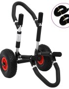vidaXL SUP количка за сърфборд сгъваема 45 кг алуминий