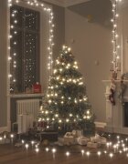 vidaXL Светещ стринг 1000 LED закрито и открито IP44 100 м студено бял