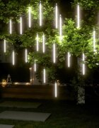 vidaXL Светещи метеори 20 бр 30 см студено бяло 480LED закрито/открито