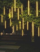vidaXL Светещи метеори 20 бр 50 см топло бяло 720 LED закрито/открито