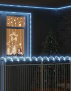 vidaXL Светещо въже с 120 LED светодиода Студено бяло 5 m ПВЦ