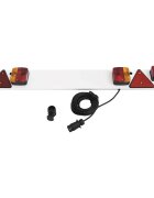 vidaXL Светлина за ремарке червена 115x7x14 см 12V крушка