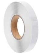 vidaXL Светлоотразителна лента бяла 25 см x 50 м PVC