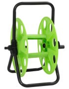 vidaXL Свободностояща зелена макара за маркуч 45 м 1/2" стомана