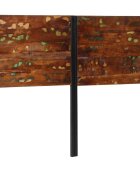 vidaXL табла за глава 140 cm масивна дървесина и желязо
