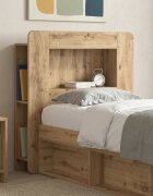 vidaXL Табла за легло Дъб артизан 80 cm Инженерен дървен материал