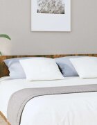 vidaXL Табла за легло опушен дъб 200x15x80 см инженерна дървесина