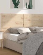vidaXL Табла за спалня 141x4x100 см бор масив