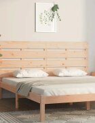 vidaXL Табла за спалня 160x3x80 см борово дърво масив
